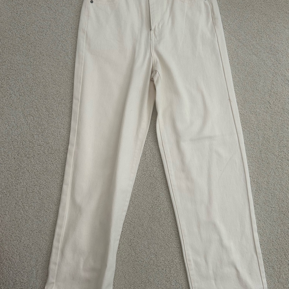 RSQ Women's Straight Leg Jeans - Cream